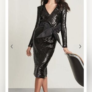 Veronica Beard Black Daylyn Dress Nwt.